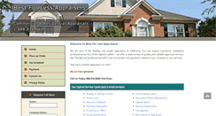 Desktop Screenshot of bestforlessappraisers.com