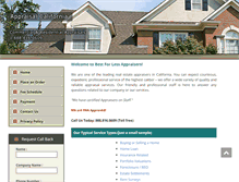 Tablet Screenshot of bestforlessappraisers.com